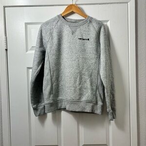 Carhartt Women's Heather Gray Crewneck Sweatshirt